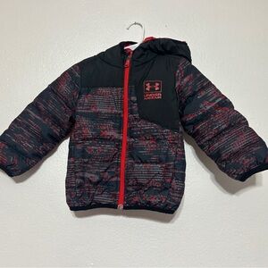 Under Armour Black and Red Toddler Jacket